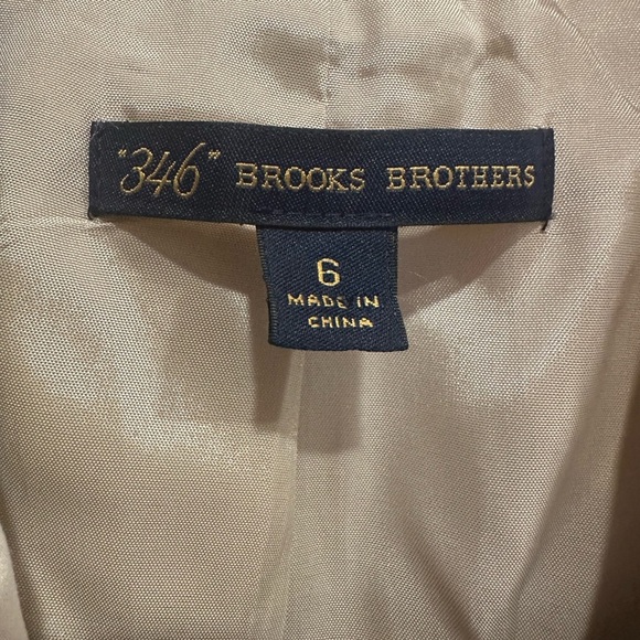 Brooks Brothers Tan Blazer Tailored Fit Lightweight - Picture 3 of 8